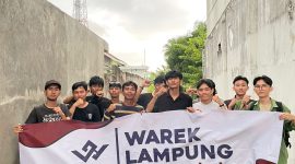 Warek Lampung deklarasi Koordinator Pemuda Metro. Foto : Ist