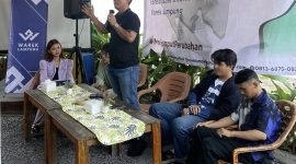 Warek Lampung gelar Serasehan dan Diskusi bersama Pemuda Bandar Lampung. Foto : Wildanhanafi/berandalappung.com