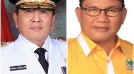 Gubernur Lampjng Arinal Djunaidi dan Hanan A Razak. Foto : Kolase berandalappung.com