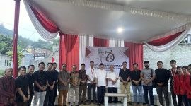 GMNI Lampung dan Para Alumni hadir di acara Dies Natalis GMNI Ke-70 Tahun. Foto : Wildanhanafi/berandalappung.com