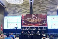KPU Kota Bandarlampung Buka Rapat Pleno Rekapitulasi Hasil Suara di Ballroom Novotel, Foto : Wildanhanafi/berandalappung.com