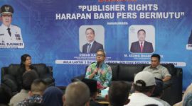 Direktur Jenderal Informasi dan Komunikasi Publik Kementerian Kominfo, Usman Kansong. Foto : Kalbi Rikardo. 