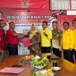 Ririn Kuswantari mendaftar penjaringan calon Bupati Pringsewu di PDIP setempat, pada Jumat (26/4/2024). Foto : Ist 
