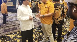 Ketua umum DPP Hanura Oesman Sapta Odang bersama Ketua Umum DPD Hanura Lampung Mukty Shoheh. Foto : Oficial Hanura Lampung