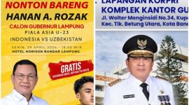 Hanan A.Razak dan Arinal Djunaidi Gelar Nobar Piala Asia U-23 Foto : Tangkap Layar 