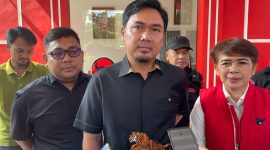 Ketua DPD Nasdem Kabupaten Mesuji, Fuad Amrulloh usai menjalani fit and propert test. Foto : Wildanhanafi/berandalappung.com