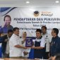 Ketua Dewan Pimpinan Daerah (DPD) partai Gerindra Lampung Rahmat Mirzani Djausal  (RMD) secara resmi mendaftar bakal calon gubernur di DPW NasDem Lampung Foto : berandalappung.com
