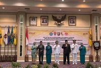 Gubernur Lampung Arinal Djunaidi resmi melantik Kepala Dinas Energi dan Sumber Daya Mineral (ESDM) Lampung Febrizal Levi Sukmana sebagai Penjabat (Pj) Bupati Mesuji, dan memperpanjang SK PJ Bupati Tubaba. Dok : berandalappung.com