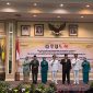 Gubernur Lampung Arinal Djunaidi resmi melantik Kepala Dinas Energi dan Sumber Daya Mineral (ESDM) Lampung Febrizal Levi Sukmana sebagai Penjabat (Pj) Bupati Mesuji, dan memperpanjang SK PJ Bupati Tubaba. Dok : berandalappung.com