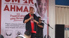 Bakal calon gubernur Lampung Umar Ahmad. Foto : Wildanhanafi/berandalappung.com