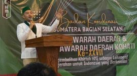 Koordinator Carateker Badko HMI Sumbagsel Fajar Kurniawan. Foto : Wildanhanafi/berandalappung.com