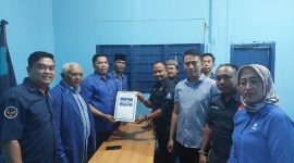 Abdullah Surajaya Ramaikan Bursa Penjaringan Partai Demokrat dan Nasdem Lamteng. Foto : Ist