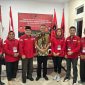Bakal Calon Bupati Pringsewu Adi Erlansyah Usai jalani Fit And Propert Tes di DPD PDI Lampung. Foto : Wildanhanafi/berandalappung.com