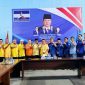 Hanan A. Rozak mendaftar sebagai Calon Gubernur Lampung melalui pendaftaran dan penjaringan Calon Kepala Daerah yang dibuka oleh DPD Partai Demokrat Lampung. Foto : Wildanhanafi/berandalappung.com