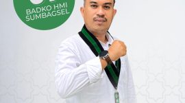 Maju sebagai ketua Umum HMI Badko Sumbagsel Tomy Perdana Putra. Dok Pribadi 