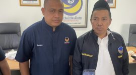 Ketua Tim Penjaringan bakal calon kepala daerah (Cakada) DPW Nasdem Lampung, Rahmat Husein. Dok : berandalappung.com
