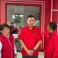 Bendahara DPC PDI Perjuangan Tubaba Nadirsyah usai menjalani fit and propert tesd di PDI Perjuangan. Foto : Wildanhanafi/berandalappung.com