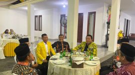 Silaturahmi Politik DPD I Partai Golkar dan Partai Keadilan Sejahtera (PKS) Lampung di rumah pemenangan Golkar. Dok : berandalappung.com
