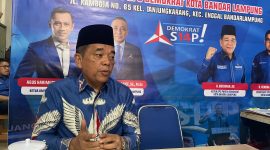 Ketua DPC Demokrat Kota Bandar Lampung Budiman AS. Dok :berandalappung.com