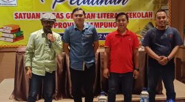 AMSI Lampung berpartisipasi pada pelatihan penulisan yang diselenggarakan satgas gerakan Literasi Sekolah (GLS) Lampung Dok : AMSI Lampung