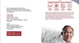 Tangkap Layar Sof Lounching Rumah Bersama Umar Ahmad. Dok : berandalappung.com