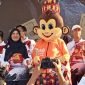 Suasana peluncuran maskot kera dan jalan sehat di tugu adipura Bandar Lampung. Dok : berandalappung.com