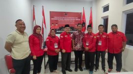 Iqbal Ardiansyah usai jalani fit and propert test di PDI Perjuangan Lampung. Foto :Wildanhanafi/berandalappung.com