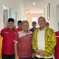 Petahan Bupati dan Wakil Bupati Lampung Timur seusai menjalani fit and propert test di PDI Perjuangan Lampung. Foto : Wildanhanafi/berandalappung.com