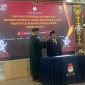 Rudy Antoni resmi dilantik sebagai Anggota KPU Tulang Bawang periode 2019 - 2024 sisa masa jabatan. Foto : Ist
