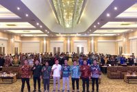 Bawaslu Bandar Lampung melaksanakan Rakor Stakeholders Pengawasan Pemilihan dengan tema Penguatan Koordinasi dan Sinergitas antar lembaga dalam mengawal pemilihan tahun 2024 di Kota Bandar Lampung. Foto : Arya Thahir/berandalappung.com