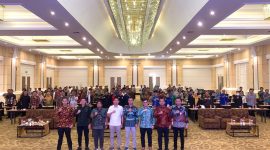 Bawaslu Bandar Lampung melaksanakan Rakor Stakeholders Pengawasan Pemilihan dengan tema Penguatan Koordinasi dan Sinergitas antar lembaga dalam mengawal pemilihan tahun 2024 di Kota Bandar Lampung. Foto : Arya Thahir/berandalappung.com