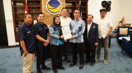 DPW Partai Nasdem Provinsi Lampung masih menunggu perintah DPP terkait pencalonan Herman HN di Pemilihan Gubernur (Pilgub) Lampung 2024. Foto : Ist