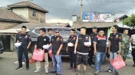 Jajaran Pengurus GRIB Kota Bandar Lampung Laksanakan Baksos. Foto : Ist