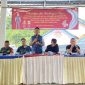 Ketua Panwascam Kedondong Rolian Qosasi saat membuka acara pembukaan bimbingan teknis kepada petugas pantarlih di desa Kedondong Pesawaran. Foto : Wildanhanafi/berandalappung.com