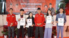 DPD PDIP Lampung Berikan Pendidikan Politik kepada siswa dan mahasiswa di hari lahir Bung Karno Foto : Wildan hanafi/berandalappung.com