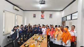 DPW NasDem Lampung Kunjungi DPW PKS Lampung Membahas Wacana koalisi Pilkada 2024.Foto : Wildan hanafi/berandalappung.com