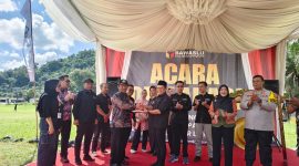 Bawaslu Bandar Lampung Deklarasi Kampung Partisipatif di Kelurahan Karang Maritim Kecamatan Panjang Bandar Lampung. Foto : Wildanhanafi/berandalappung.com