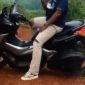 Motor Jurnalis Lampung Post hilang dicuri. Foto : Ist