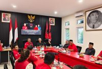 Ketua DPP PDI Perjuangan Ganjar Pranowo mengunjungi DPD PDI Perjuangan Lampung untuk pertama kalinya. Foto : Wildan hanafi/berandalappung.com
