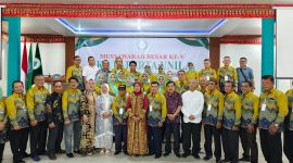 Ikatan Alumni (IKA) Fakultas Pertanian (Faperta) Universitas Lampung (Inilah) gelar Musyawarah Besar (Mubes) Ke-V dengan tema Kita Tingkat Peran Serta Alumni Dalam Pembangunan Pertanian Berkelanjutan. Foto : Wildan hanafi/berandalappung.com