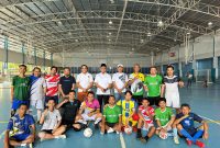 Senator RI asal Lampung Ahmad Bastian SY didapuk menjadi manajer Tim Futsal PWI Lampung di Pekan Olahraga Wartawan Nasional (Porwanas) XIV Kalimantan Selatan (Kalsel), pada 18-26 Agustus. Foto : Wildanhanafi/berandalappung.com