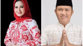 Sinyal Duet Pasangan Nanda Indira Dendi bersama Antonius Muhammad Ali di Pilbup Pesawaran Menguat. Foto : Ist