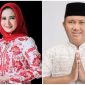 Sinyal Duet Pasangan Nanda Indira Dendi bersama Antonius Muhammad Ali di Pilbup Pesawaran Menguat. Foto : Ist