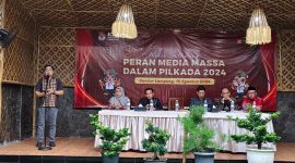 KPU Lampung Gelar media Gathering menjelang Pilkada serentak 2024. Foto Wildanhanafi/berandalappung.com