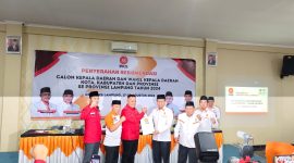 Nanang Ermanto dan Antoni Imam secara resmi mendapatkan rekomendasi dari Partai Keadilan Sejahtra (PKS) maju pemilihan kepala daerah (Pilkada) Lampung Selatan 2024. Foto : Wildanhanafi/berandalappung.com