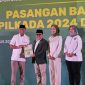 Duet Rahmat Mirzani Djausal (RMD) dan Jihan Nurlela Chalim mendapatkan surat model B.Persetujuan.Parpol.KWK dari DPP PKB untuk maju kontestasi pemilihan gubernur (Pilgub) Lampung 2024. Foto : Ist