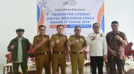 Asosiasi Media Siber Indonesia (AMSI) Lampung menggelar Forum Group Discussion (FGD) bertema Penguatan Literasi Digital Menjawab Perda Nomor 17 Tahun 2019 tentang Peningkatan Budaya Literasi. 