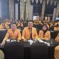 Ketua DPD Hanura Lampung, Mukti Shoheh bersama Sekertaris dan Bendahara Umum saat mengikuti Munas Ke-IV di Bali. Foto : Hanura Lampung 