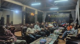 Partai yang tergabung dalam Koalisi Partai Non Parlemen (KPNP) Provinsi Lampung mengadakan Rapat di Sekretariat KPNP yang juga kediaman Ketua KPNP Provinsi Lampung Abdullah Fadri Auli. Foto : Ist