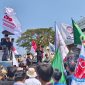 Ketua DPRD Lampung Mingrum Gumay temui masa Aliansi Lampung Menggugat. Foto : Wildanhanafi/berandalappung.com